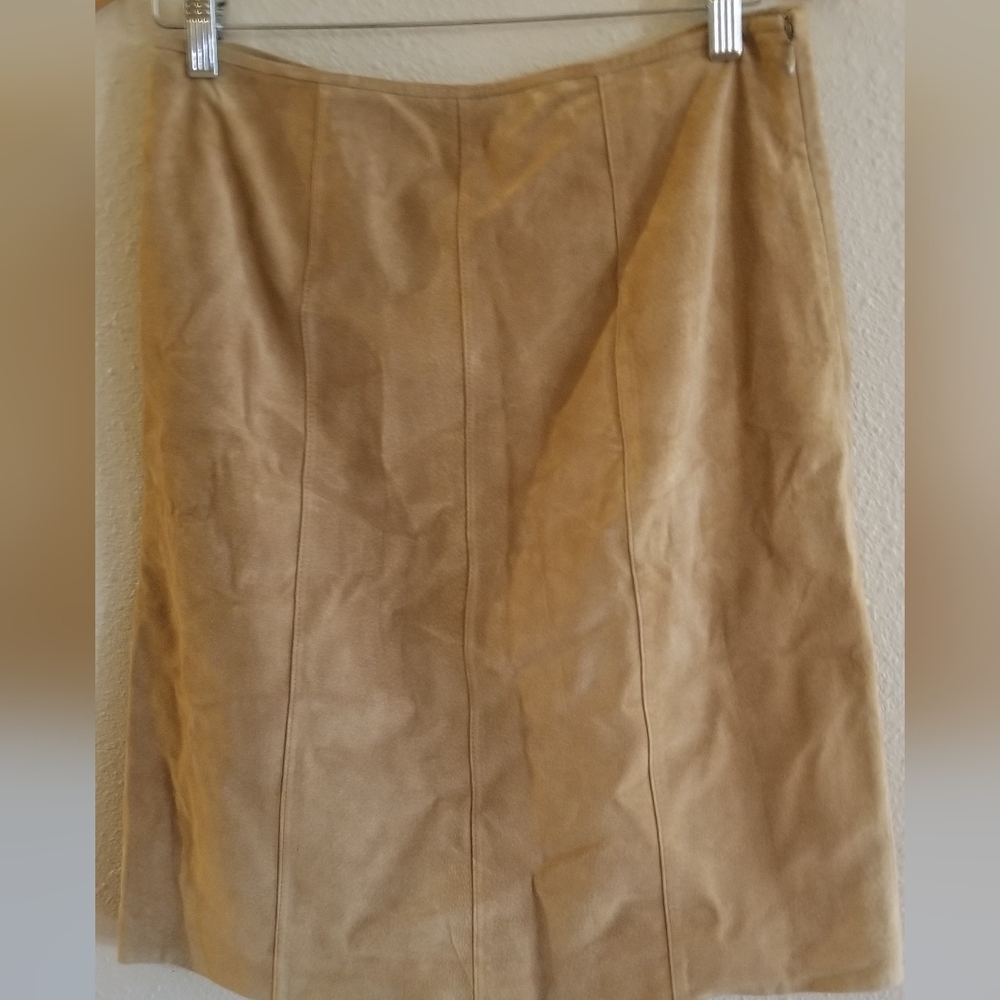 Ann Taylor Womens genuine Leather Skirt Size 6 - Picture 6 of 6